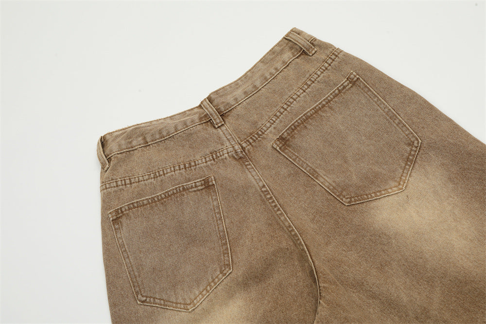 Heritage Washed Denim Cargo Shorts