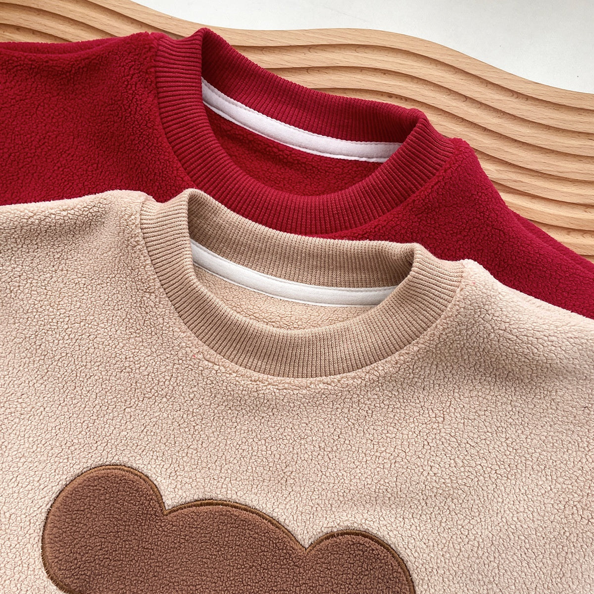 Cartoon Bear Hooded Baby Romper