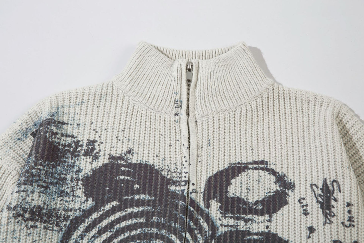 Personalized Knitted Cardigan Sweater