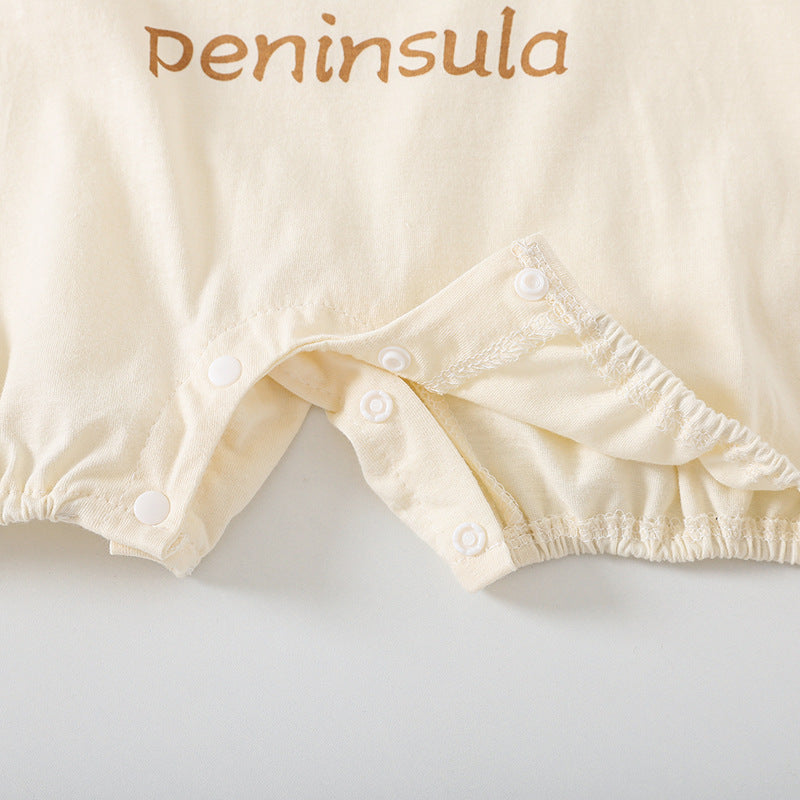 Bear Print Baby Romper