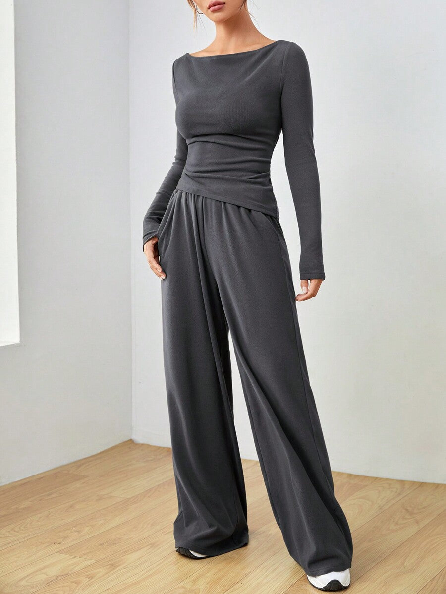 Three-Piece Knitted Slim-Fit Set