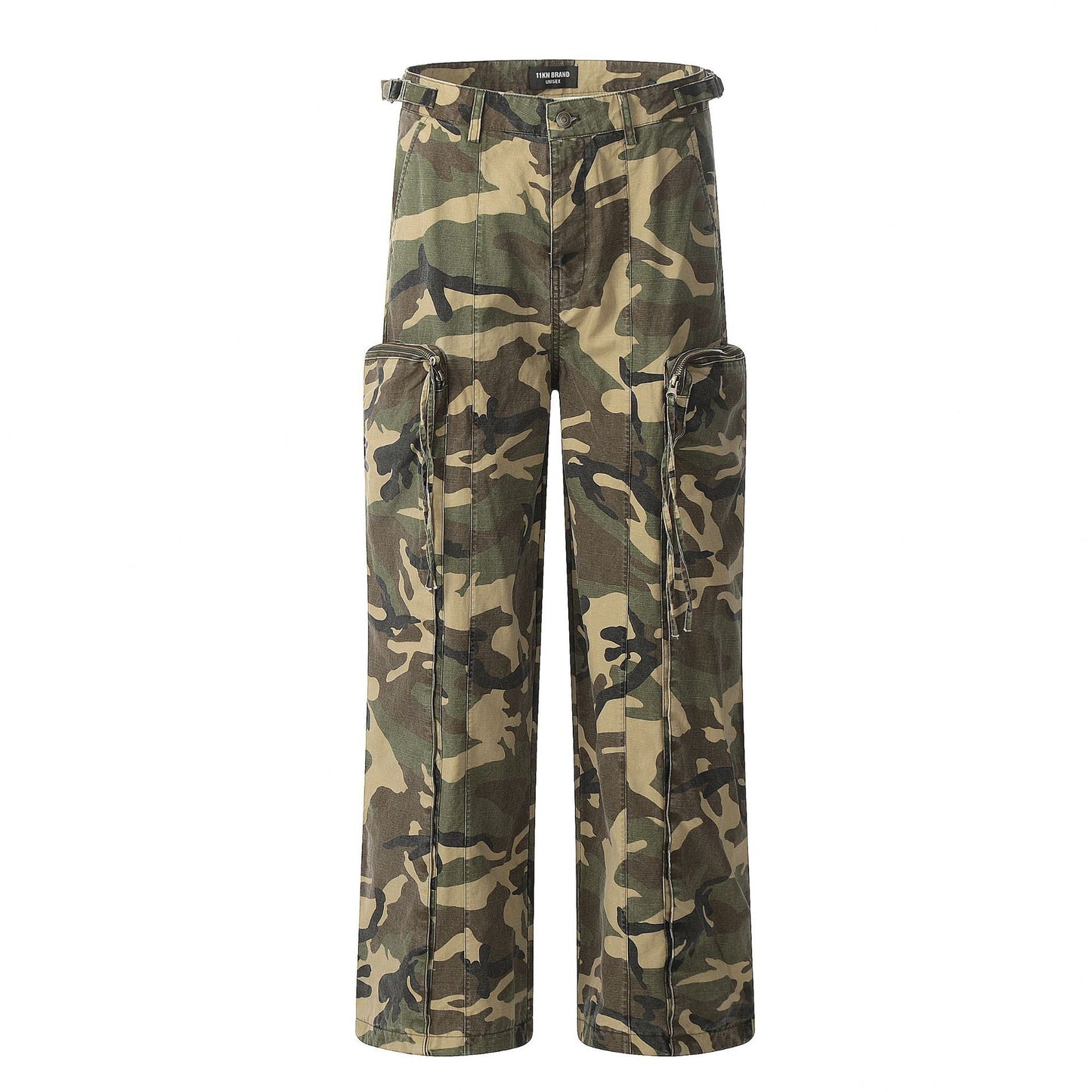 Tactical Stitched Camo Cargo Pants