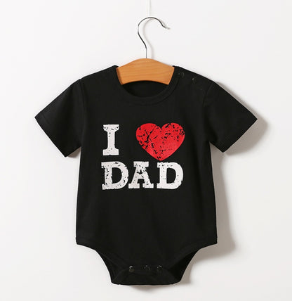 Love Mom & Dad Baby Romper