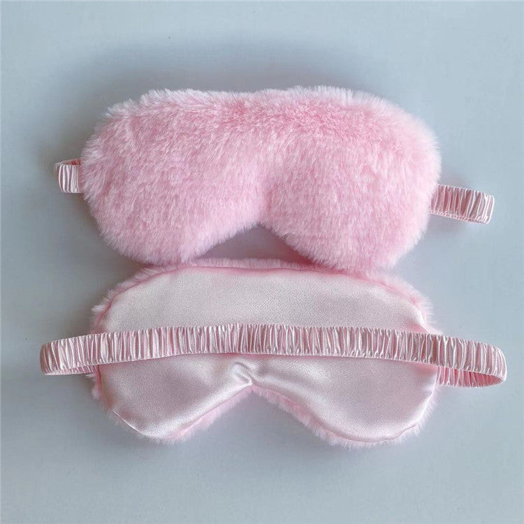 LuxeNap Fluffy Sleep Mask