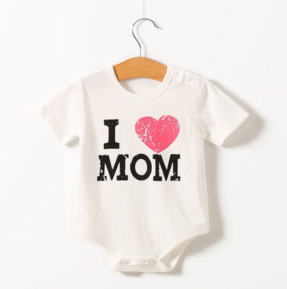 Love Mom & Dad Baby Romper