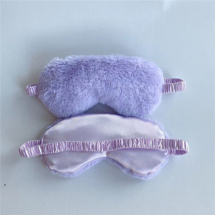 LuxeNap Fluffy Sleep Mask