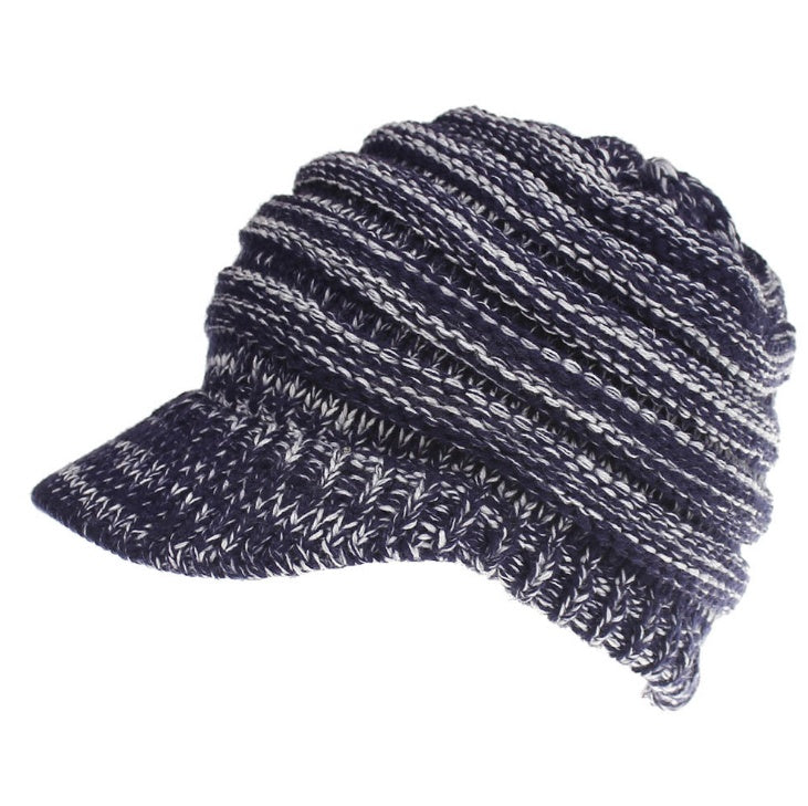 Slouchy Knitted Ponytail Beanie