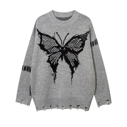 Butterfly Jacquard Sweater