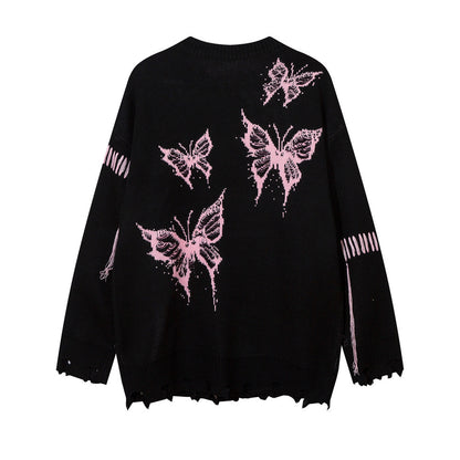 Butterfly Jacquard Sweater