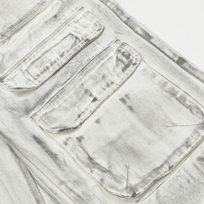 Grunge-Inspired Painter's Cargo Pants