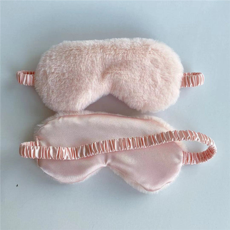 LuxeNap Fluffy Sleep Mask