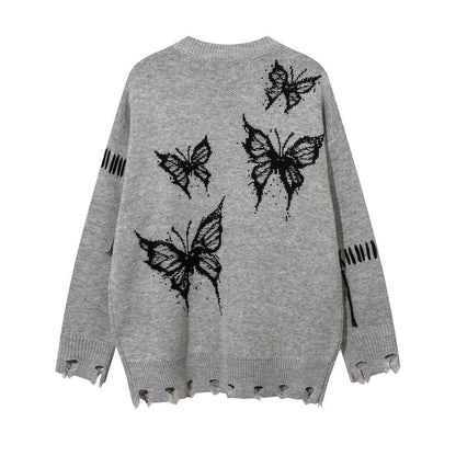 Butterfly Jacquard Sweater