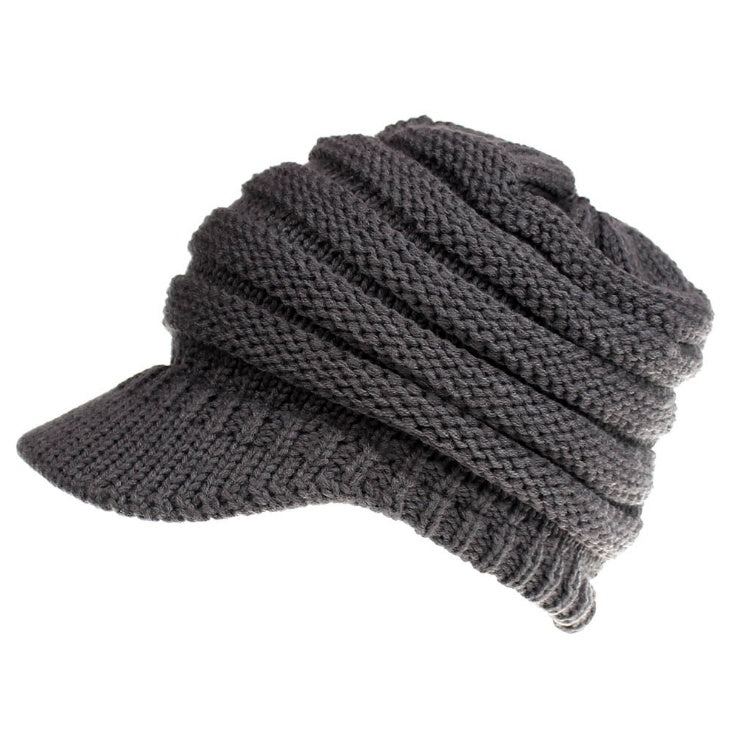 Slouchy Knitted Ponytail Beanie