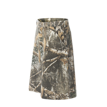 Tactical Leaf Camo Cargo Shorts