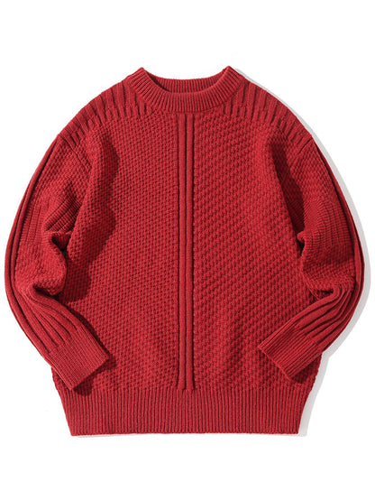 Casual Solid Color Sweater